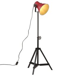 Lampa de podea 25 W, rosu uzat, 35x35x65/95 cm, E27 GartenMobel Dekor