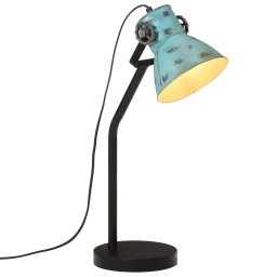 Lampa de birou 25 W, albastru uzat, 17x17x60 cm, E27 GartenMobel Dekor