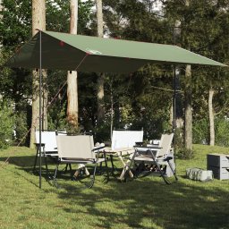 Prelata de camping, verde, 360x294 cm, impermeabila GartenMobel Dekor
