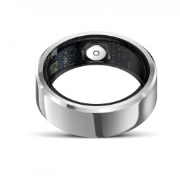 Inel iSEN R6 Smart Ring Silver, HR, SpO2, Temperatura, Monitorizare somn, Multi Sport, Aplicatie dedicata: ECTRI, 18mAh, IP68