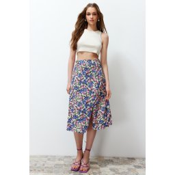 Fusta de dama Trendyol Floral Patterned