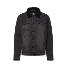 Brandit Geacă de primăvară-toamnă negru denim