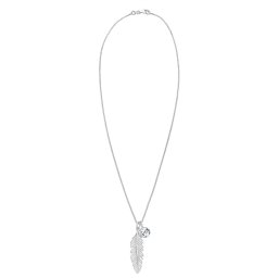 ELLI Lanțuri 'Boho Feder' argintiu