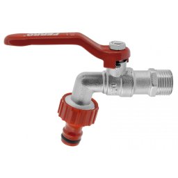 Robinet scurgere din alama cu sfera si racord rapid, 1/2" FE