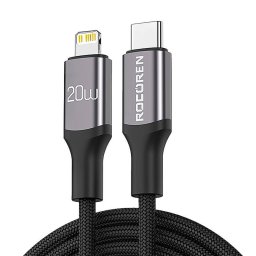 Fast Charging cable USB-C to Lightning Retro Series 2m