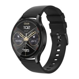 Smartwatch i28 AMOLED 1.43" rezistent la apa Negru