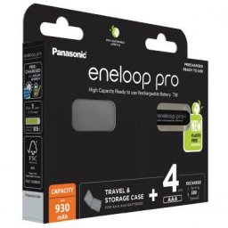 Acumulatori Ni-Mh 1.2V AAA R3 930mAh Preincarcati PRO cu Carcasa BK-4HCDEC4BE ECO Plastic Free Blister 4