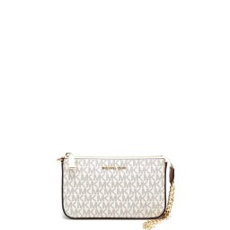 MICHAEL KORS Geantă mică Jet Set Md Chain Pouchette 32F1GJ6W6B 150 vanilla