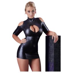 Cottelli - rochie sexy cu umeri decupați - negru - XL