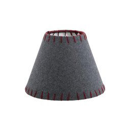 Abajur pentru lampadar Eglo 49432 VINTAGE roșu brodat E14 d. 20,5 cm