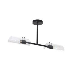 Lustră pe tijă pentru baie Rabalux 75028 TEODORO 2xE14/12W/230V IP44 negru