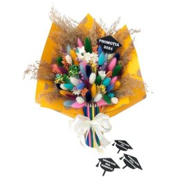 Cadou cadre didactice, aranjament buchet cu flori uscate, m4 – DSPH405013