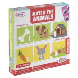 Joc de potrivire - Invat animalutele