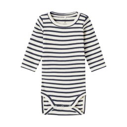 NAME IT Salopetă/Body 'NBNBani' albastru marin / alb