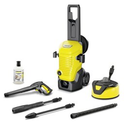Aparat de spalat cu presiune K 4 WCM Premium Home, 1800 W, motor racit cu apa, debit 420 l/h, presiune 130 bar, dispozitiv T 5, detergent 1 l, pistol de presiune G180Q, Lance Vario Power Jet, Lance cu jet rotativ