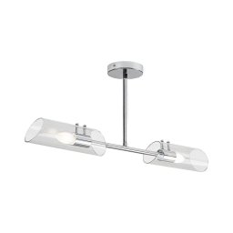Lustră pe tijă pentru baie Rabalux 75030 TEODORO 2xE14/12W/230V IP44 crom