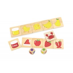 Puzzle sortator invata culorile, viga