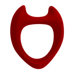 Woomy Toro Cock Ring L Red