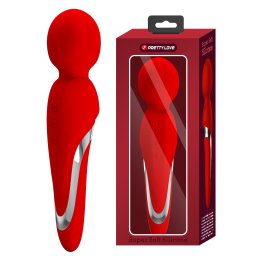 Pretty Love Walter Super Soft Silicone Mini Massage Wand Red