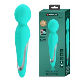 Pretty Love Walter Super Soft Silicone Mini Massage Wand Aqua Green