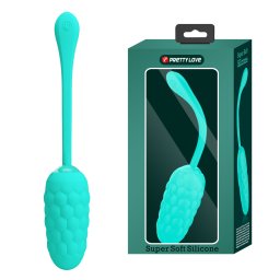 Pretty Love Marina Super Soft Silicone Vibrating Egg Aqua Green