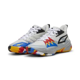 PUMA Kids Puma Kids Genetics Basketball Sneaker (Big Kid) Glacial GrayCool Mid Gray