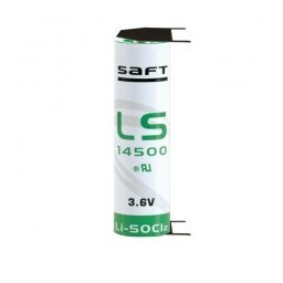 Baterie Litiu SAFT LS14500 cu diverse terminale (Tip conectori: CNA - terminale axiale)