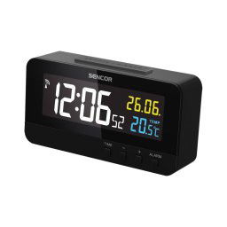 Ceas digital cu deșteptător și termometru 230V/1xCR2032 Sencor