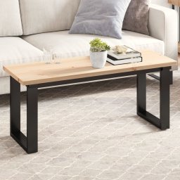 Blat de masa 110x40x2,5 cm dreptunghiular, lemn masiv de pin GartenMobel Dekor