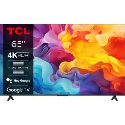 Televizor LED Smart TCL 65V6B, 164 cm, 4K UHD, Negru
