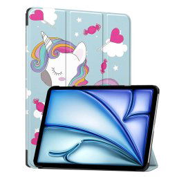 Husa Tech-Protect FoldPro Ipad Air Air 10.9 2020 2022 11 2024 unicorn