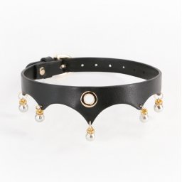 NS Novelties Fetish & Fashion Jezebel Collar Black