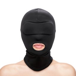 NS Novelties Fetish & Fashion Mouth Hood Black