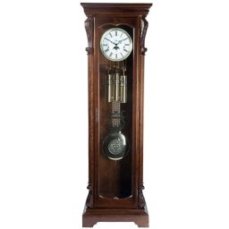 Pendula de podea din lemn masiv si 3 melodii Adler 10002 Nuc