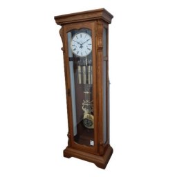 Pendula de podea din lemn masiv si 3 melodii Adler 7002-Stejar