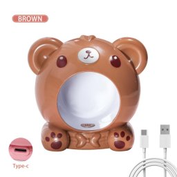 Mini Lampa UV/LED Brown Teddy Bear 16W
