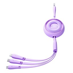 3 in 1 USB-A la USB-C/Lightning/Micro USB 1 m Mov