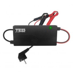 Incarcator Acumulator 12V Putere Incarcare 10A, Incarca Baterie Pana la 260 Ah, TED003577