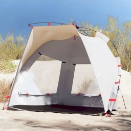 Cort camping 4 persoane gri impermeabil setare rapida GartenMobel Dekor