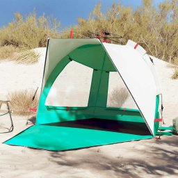 Cort camping 4 persoane verde marin impermeabil setare rapida GartenMobel Dekor