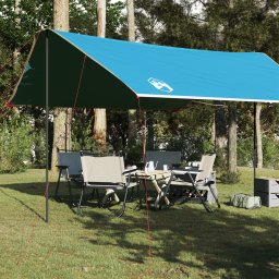 Prelata de camping, albastru, 460x305x210 cm, impermeabila GartenMobel Dekor
