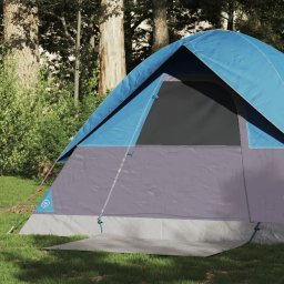 Cort de camping cupola pentru 2 persoane, albastru, impermeabil GartenMobel Dekor