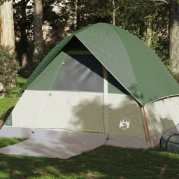 Cort de camping cupola pentru 4 persoane, verde, impermeabil GartenMobel Dekor