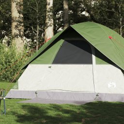 Cort de camping cupola pentru 6 persoane, verde, impermeabil GartenMobel Dekor
