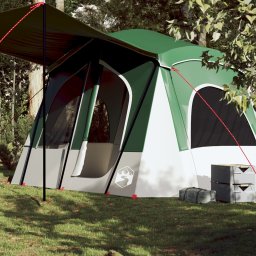 Cort cabina de camping, 5 persoane, verde, impermeabil GartenMobel Dekor