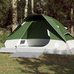 Cort de camping cupola pentru 4 persoane, verde, impermeabil GartenMobel Dekor