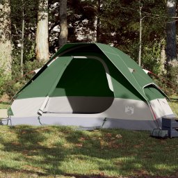Cort de camping cupola pentru 6 persoane, verde, impermeabil GartenMobel Dekor