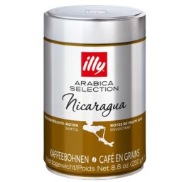 Cafea illy Espresso monoarabica NICARAGUA boabe cu cofeina 250gr