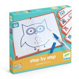 Joc eduludo deseneaza pas cu pas simetrie, djeco