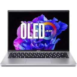 Laptop Acer Swift Go 14 SFG14-72, Intel Core Ultra 7 155H, 14 inch WQXGA+, 16GB RAM, 512GB SSD, Windows 11 Home, Argintiu (INT Keyboard)
